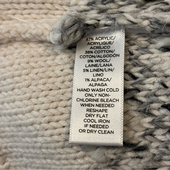 Lou & Grey Fringe Out Mock Neck Sweater, Size Small - Picture 16 of 16